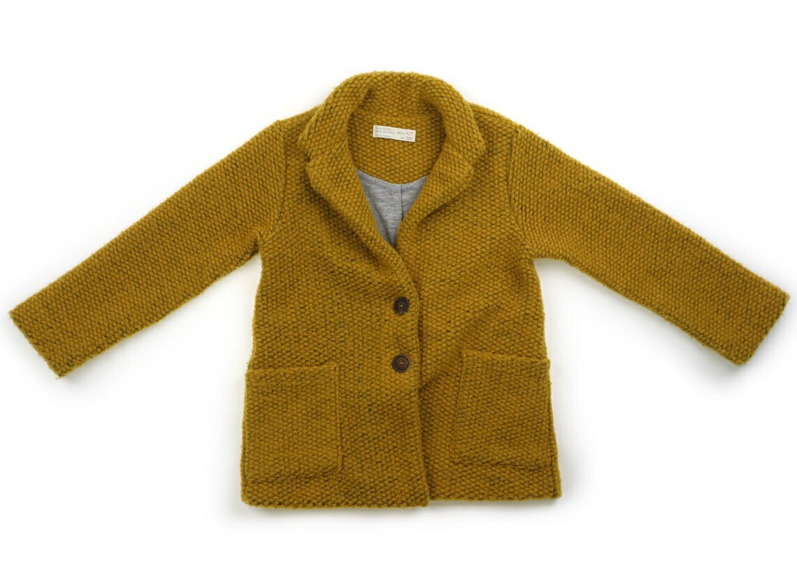 　ブランド 　ZARA(ザラ) 　カテゴリー 　コート・ジャンパー 　サイズ 　120サイズ 　色 　マスタード・グレー 　状態 　★★★ 　記名 　なし 　ジャンル 　Girl 実際のサイズ表記は122cmです。ポリエステル、ウールのローゲージニットで裏地付き。一部若干毛羽立ちがありますが、大きな型崩れはありません。 ＊【状態】【サイズ】に関しての詳しい説明はこちら