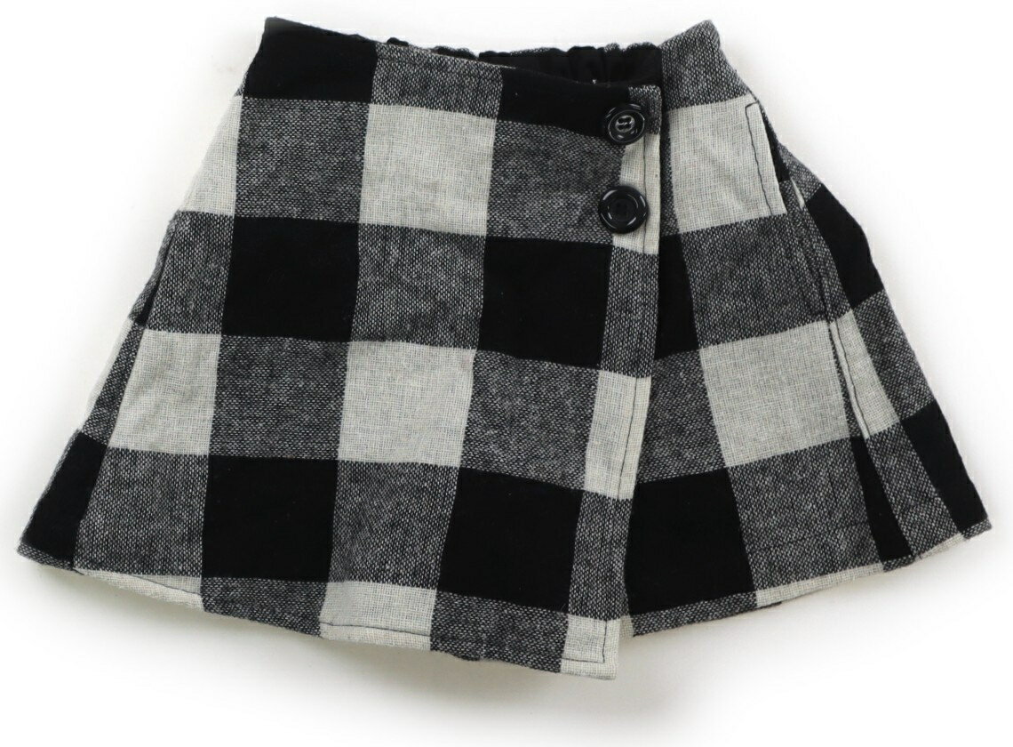 マルーク maarook キュロット 100 女の子 白、黒 子供服 ベビー服 キッズ アウトレット ユーズド 【中..