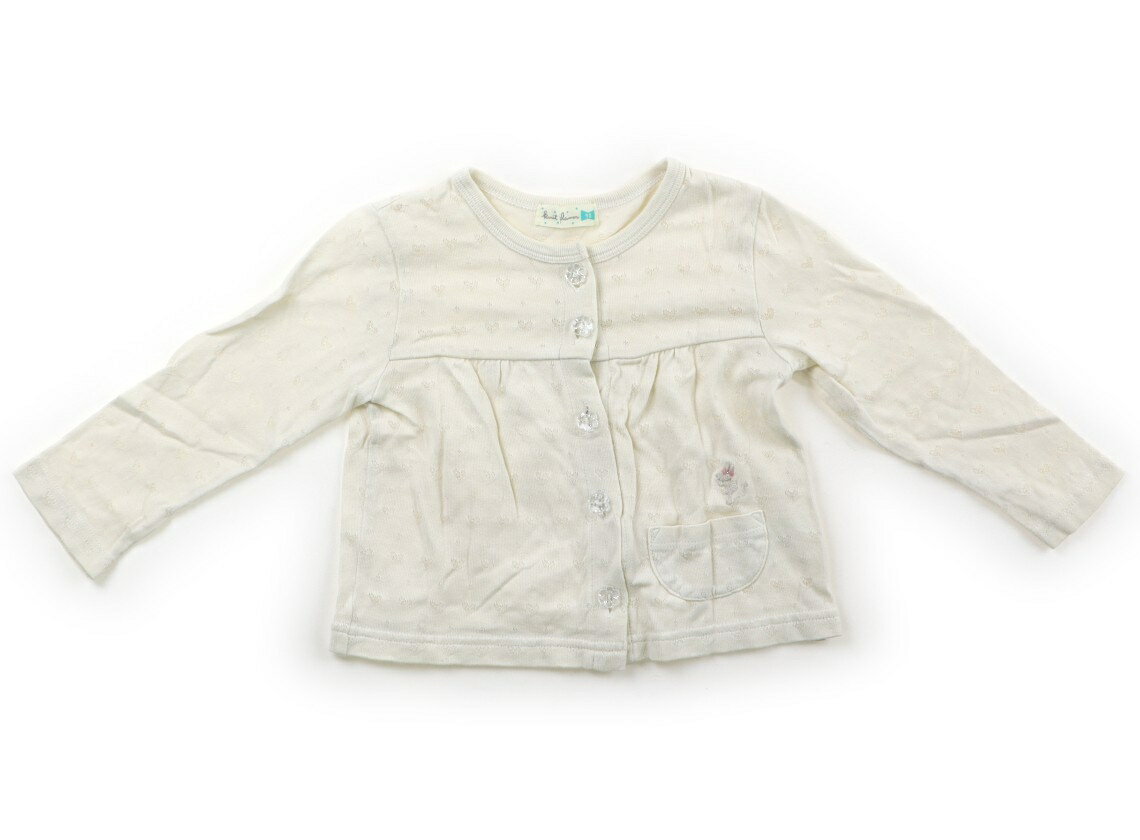 ニットプランナー（KP） Knit Planner(KP) カーディガン 90 女の子 オフホワイト 子供服 ベビー服 キッ..