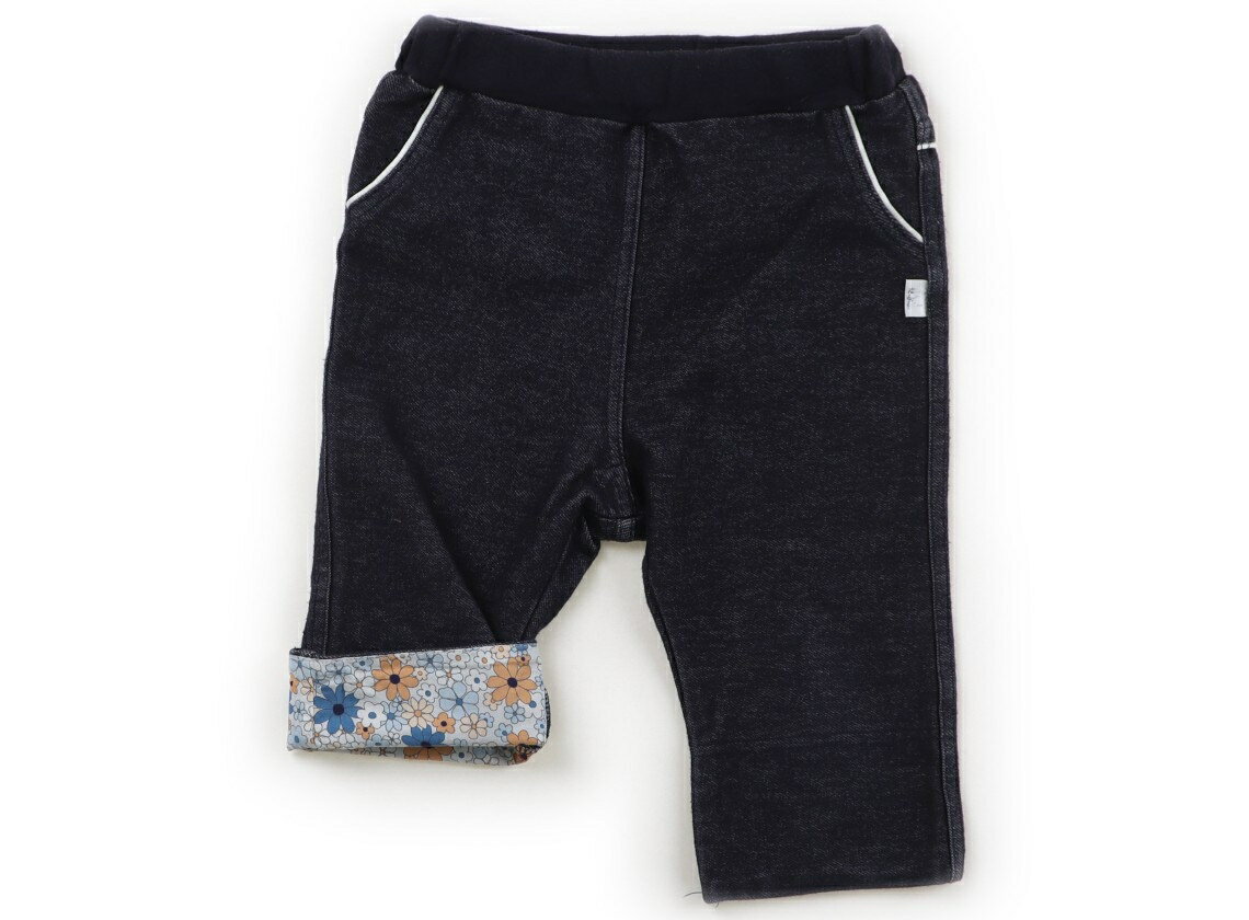 組曲 Kumikyoku ハーフパンツ 100 女の子 ダークブルー・花柄 子供服 ベビー服 キッズ アウトレット ユーズド 【中古】キッズ・ベビー・マタニティ(4.0)