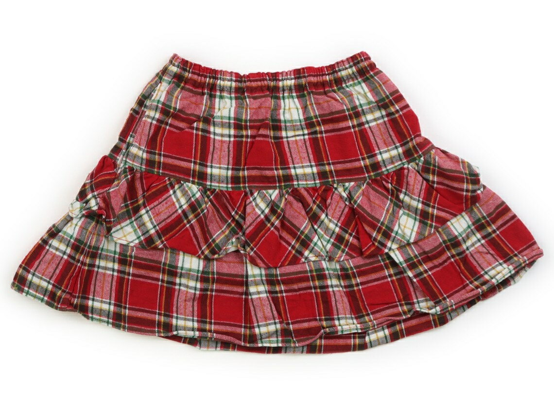 ニットプランナー（KP） Knit Planner(KP) スカート 130 女の子 レッド他・チェック 子供服 ベビー服 キッズ アウトレット ユーズド 【中古】キッズ・ベビー・マタニティ
