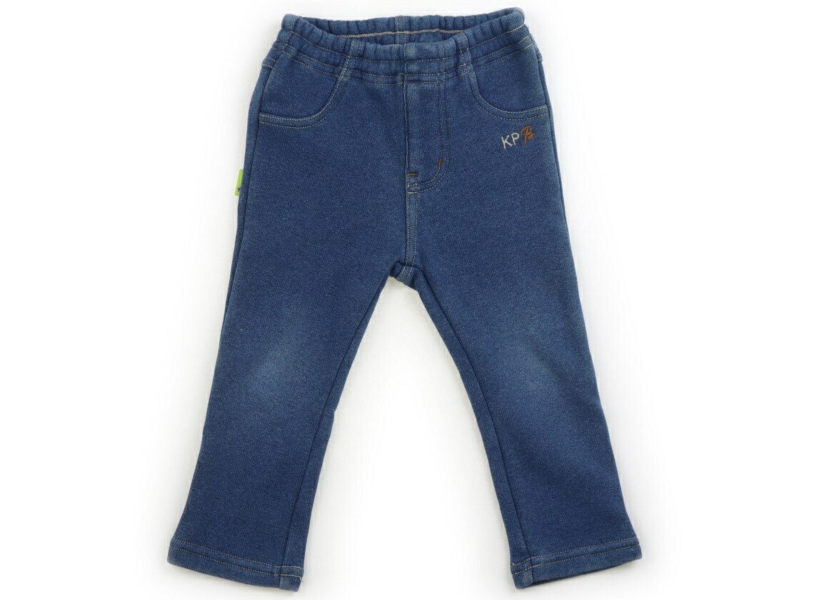 　ブランド 　Knit Planner(KP)(ニットプランナー（KP）) 　カテゴリー 　スウェットパンツ 　サイズ 　80サイズ 　色 　ウォッシュブルー 　状態 　★★ 　記名 　なし 　ジャンル 　Girl ウエストは総ゴムで、裏起毛のスウェット生地です。膝に色褪せが見られますが、普段使いにいかがでしょうか。 ＊【状態】【サイズ】に関しての詳しい説明はこちら