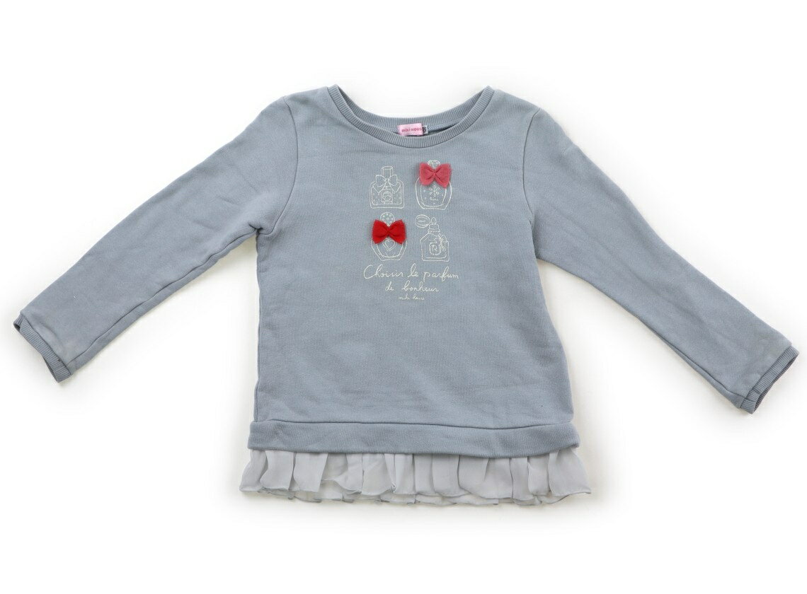 　ブランド 　miki HOUSE(ミキハウス) 　カテゴリー 　トレーナー・プルオーバー 　サイズ 　120サイズ 　色 　くすみブルー・瓶 　状態 　★★ 　記名 　なし 　ジャンル 　Girl 全体に色褪せ・黄ばみが見られます。特に首回り・袖口は目立ちます。 ＊【状態】【サイズ】に関しての詳しい説明はこちら