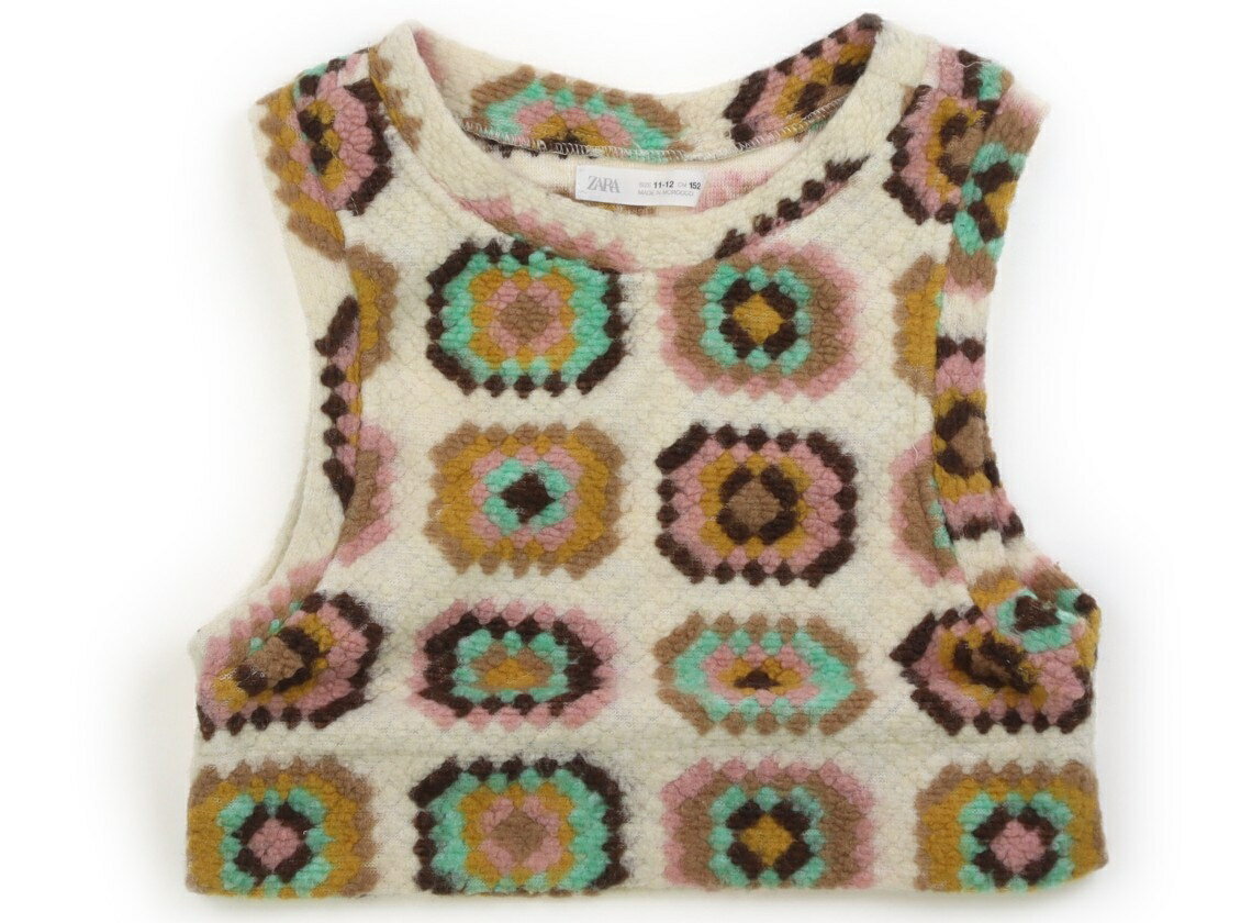 　ブランド 　ZARA(ザラ) 　カテゴリー 　ベスト 　サイズ 　150サイズ 　色 　アイボリー、ピンク、ミント、やまぶき色 　状態 　★★★ 　記名 　なし 　ジャンル 　Girl 実際のサイズ表記は152cm。ポリエステルウール素材。全体に使用感はありますが目立つ汚れはありません。 ＊【状態】【サイズ】に関しての詳しい説明はこちら