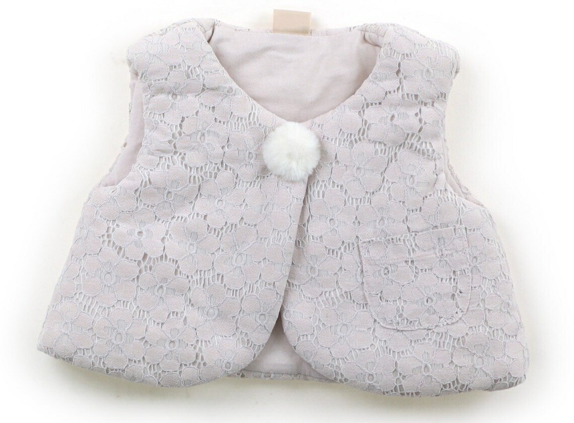 プティマイン petit main ワンピース 120 女の子 紺、花柄 子供服 ベビー服 キッズ アウトレット ユーズド 【中古】キッズ・ベビー・マタニティ