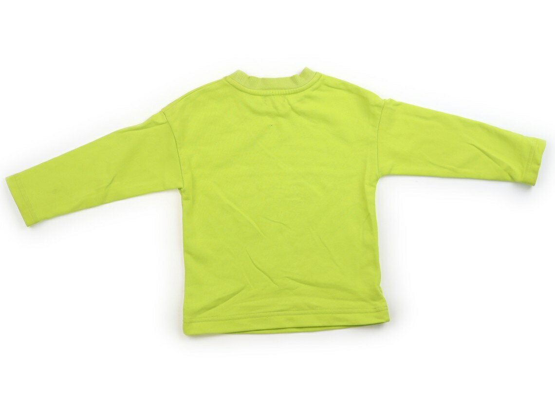 ハッカ HAKKA トレーナー・プルオーバー 100 女の子 ライムグリーン・TREX 子供服 ベビー服 キッズ アウトレット ユーズド 【中古】キッズ・ベビー・マタニティ