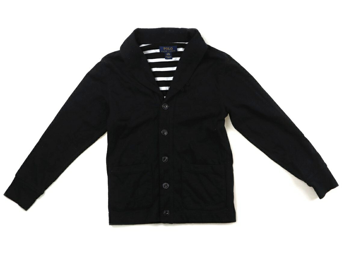 ポロラルフローレン POLO RALPH LAUREN カーディガン 140 男の子 黒 子供服 ベビー服 キッズ アウトレット ユーズド 【中古】キッズ・ベビー・マタニティ