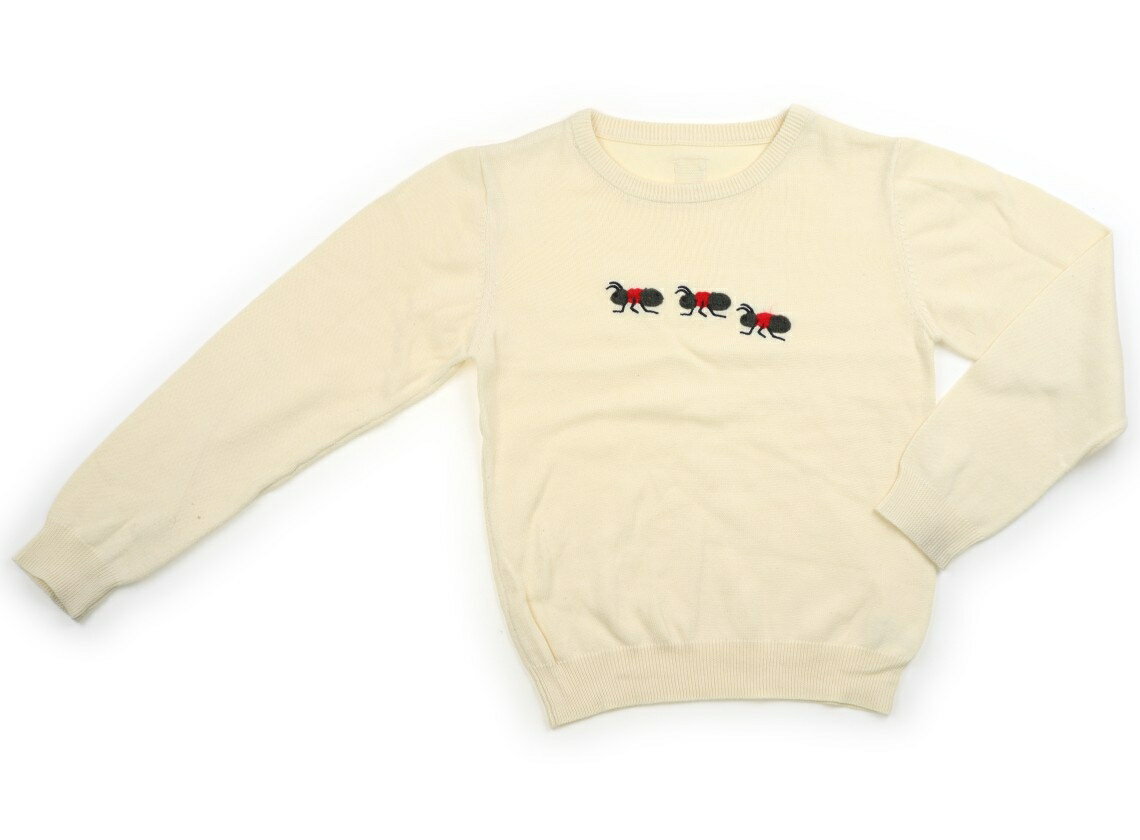インセクトコレクション Insect Collection ニット・セーター 140 女の子 アイボリー、アリ 子供服 ベビー服 キッズ アウトレット ユーズド 【中古】キッズ・ベビー・マタニティ