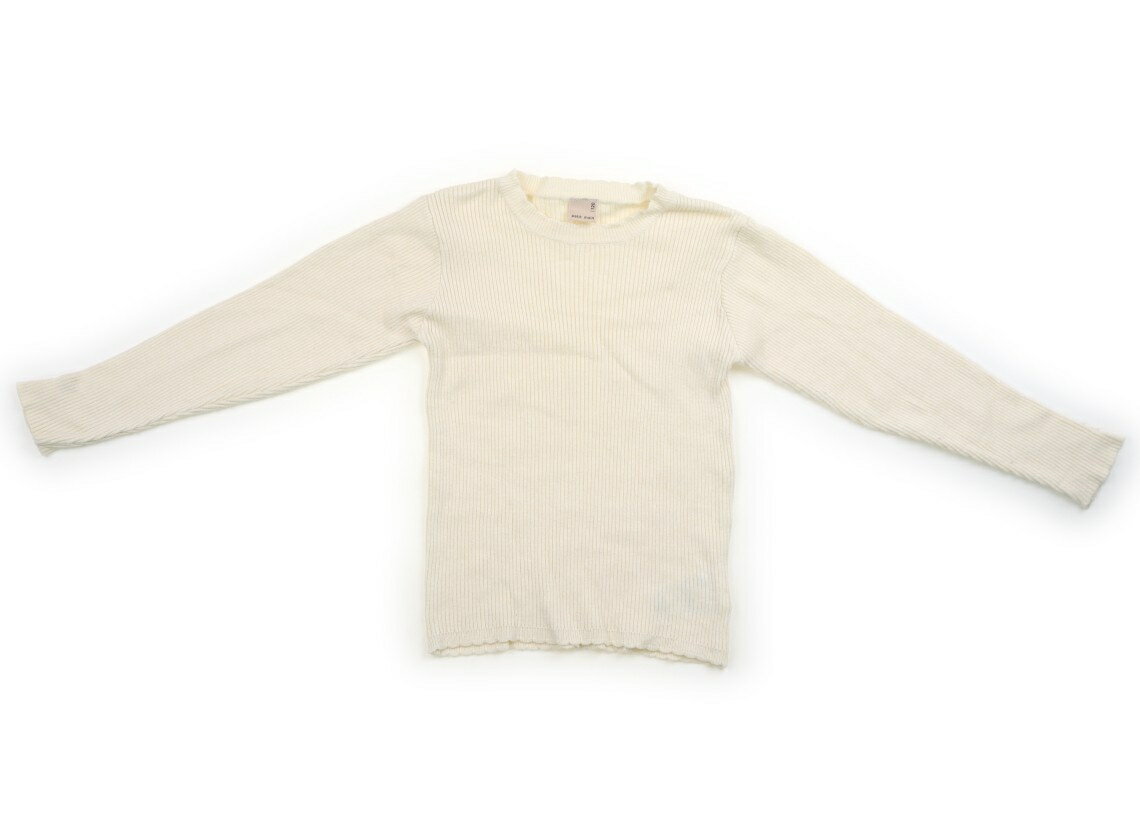 プティマイン petit main ニット・セーター 120 女の子 アイボリー 子供服 ベビー服 キッズ アウトレット ユーズド 【中古】キッズ・ベビー・マタニティ