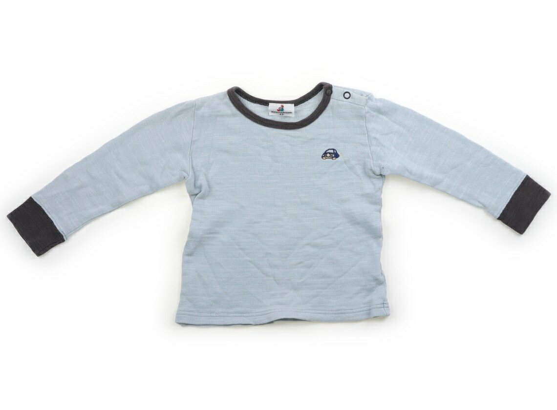 ペアレンツドリーム Parents Dream Tシャツ・カットソー 95 男の子 ライトブルー、グレー、車 子供服 ベビー服 キッズ アウトレット ユーズド 【中古】キッズ・ベビー・マタニティ