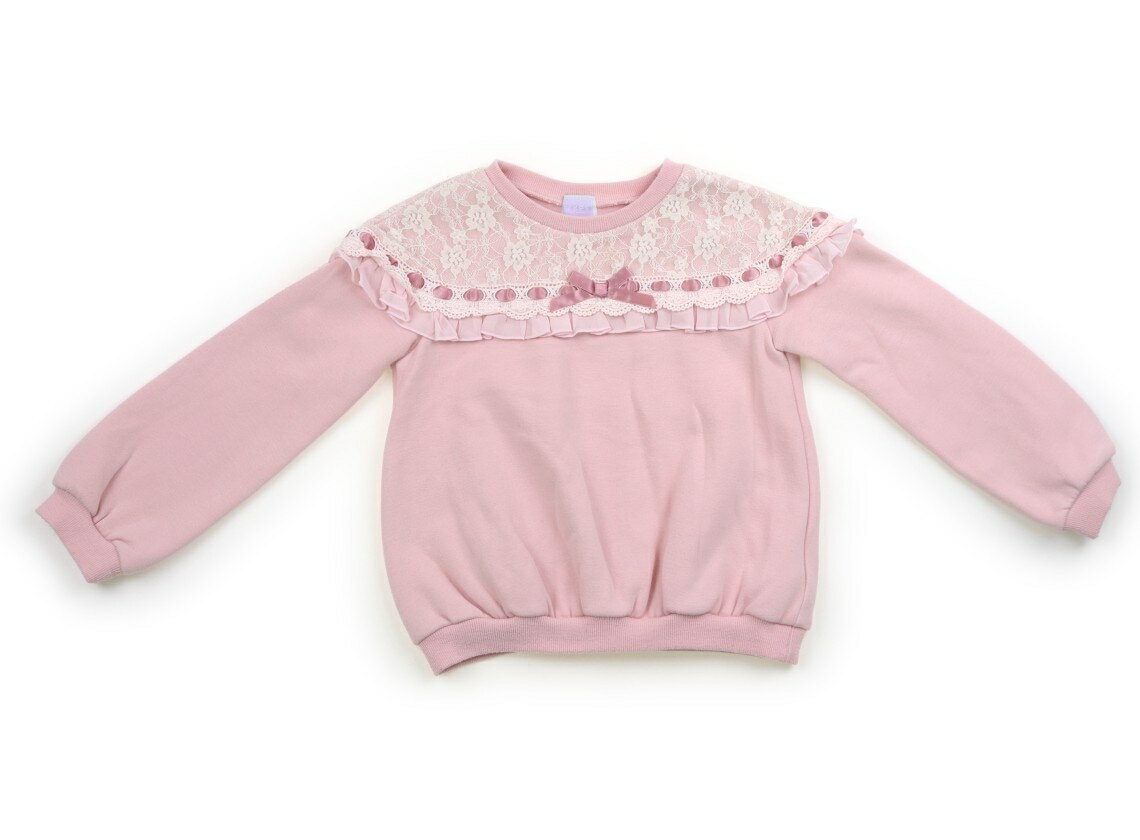 アクシーズファムキッズ axes femme KIDS トレーナー・プルオーバー 110 女の子 ピンク 子供服 ベビー服 キッズ アウトレット ユーズド 【中古】キッズ・ベビー・マタニティ