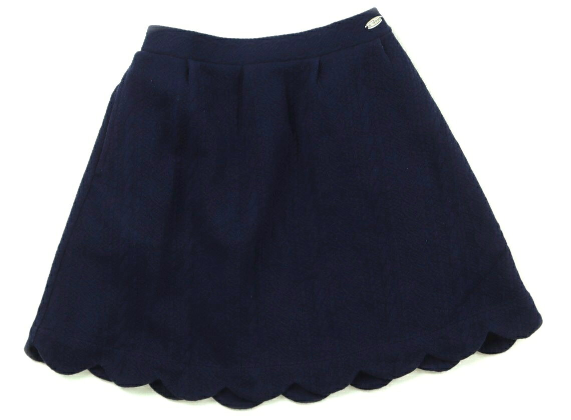 メゾピアノ mezzo piano スカート 120 女の子 ネイビー 子供服 ベビー服 キッズ アウトレット ユーズド 【中古】キッズ・ベビー・マタニティ