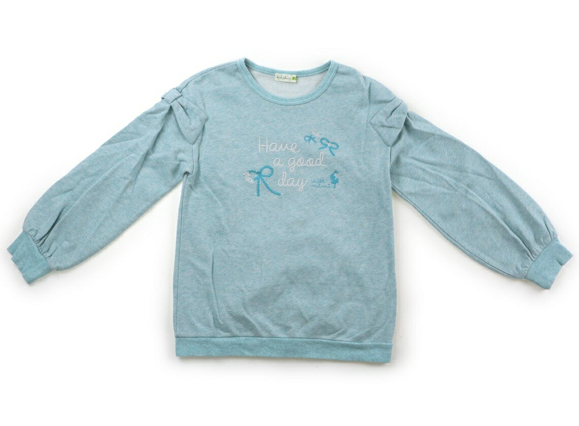 　ブランド 　Knit Planner(KP)(ニットプランナー（KP）) 　カテゴリー 　トレーナー・プルオーバー 　サイズ 　140サイズ 　色 　杢パステルブルー×シルバーラメMIX 　状態 　★★★★ 　記名 　なし 　ジャンル 　Girl 薄手のプルオーバー。やや使用感ありますが、綺麗な状態です。 ＊【状態】【サイズ】に関しての詳しい説明はこちら