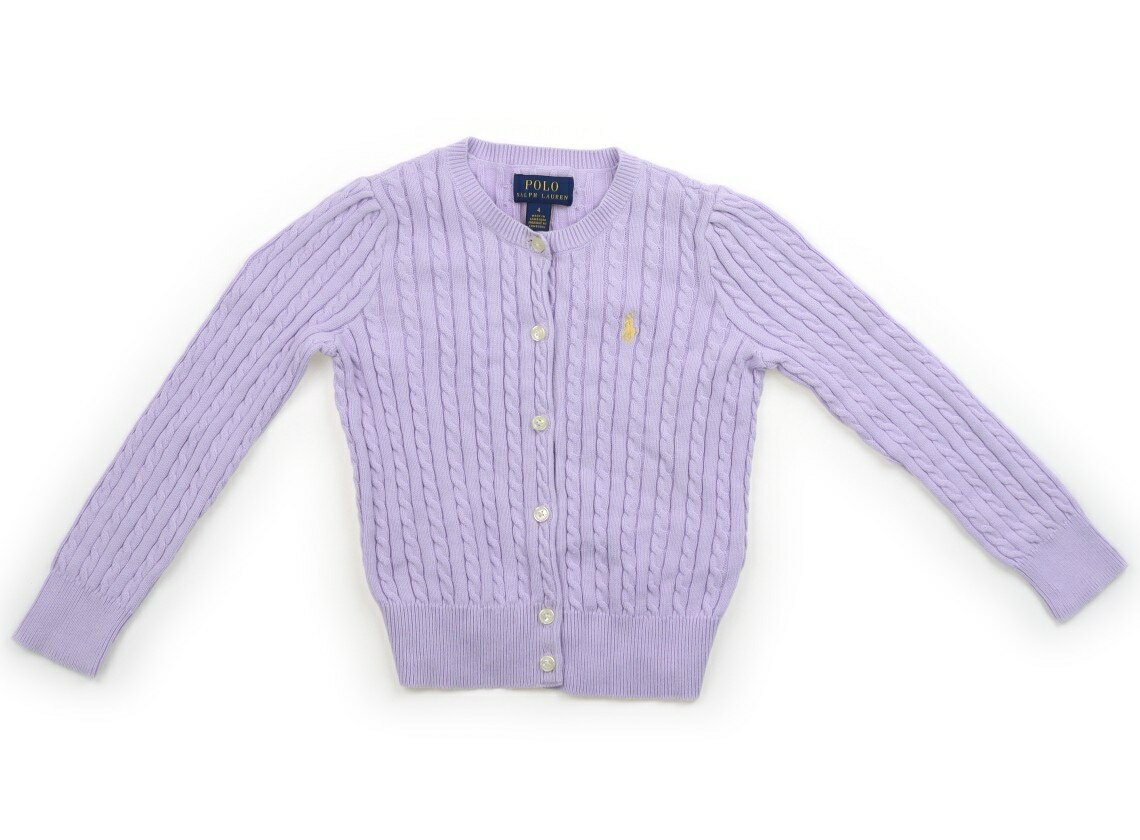 ポロラルフローレン POLO RALPH LAUREN カーディガン 110 女の子 ラベンダー 子供服 ベビー服 キッズ アウトレット ユーズド 【中古】キッズ・ベビー・マタニティ