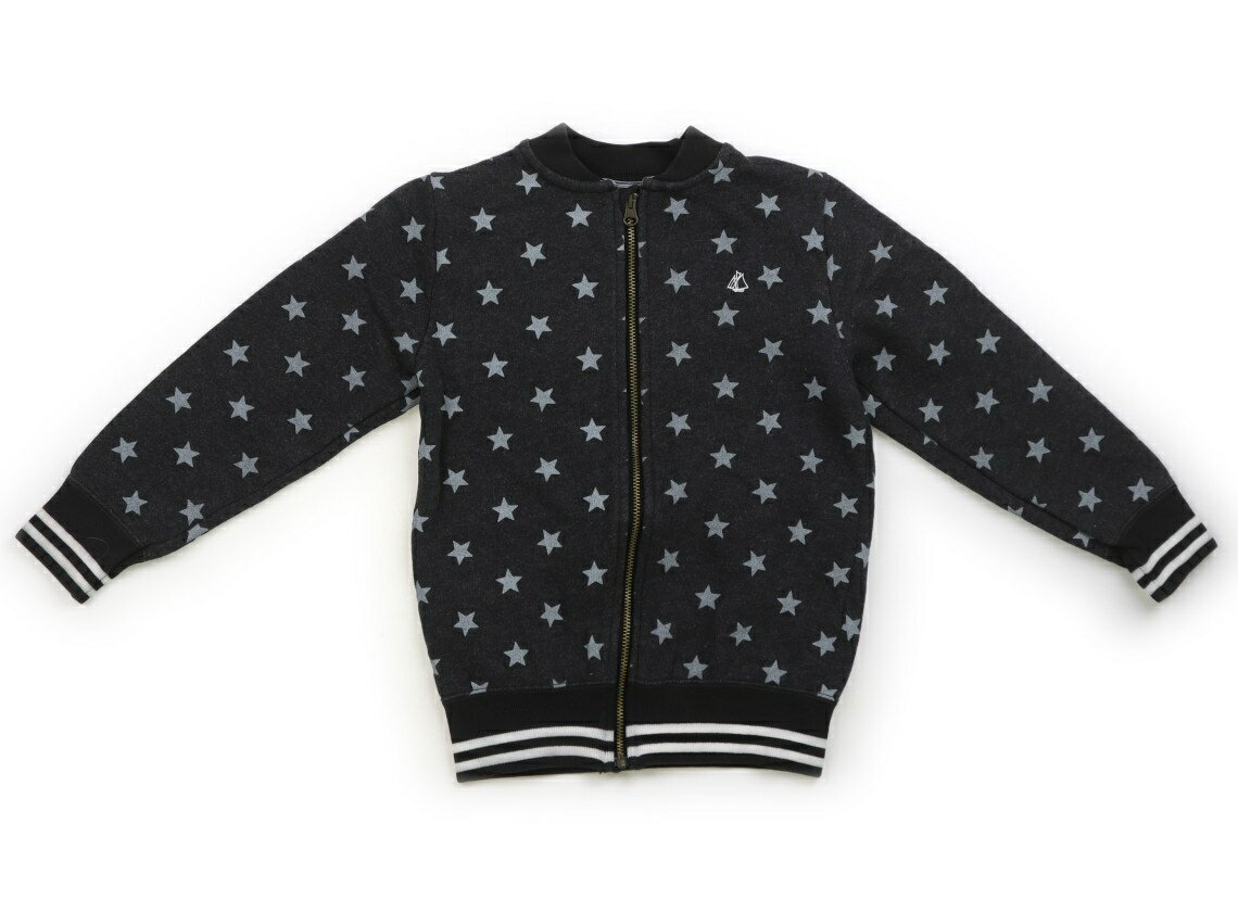 プチバトー PETIT BATEAU ジップアップトレーナー 110 男の子 グレー・星 子供服 ベビー服 キッズ アウトレット ユーズド 【中古】キッズ・ベビー・マタニティ