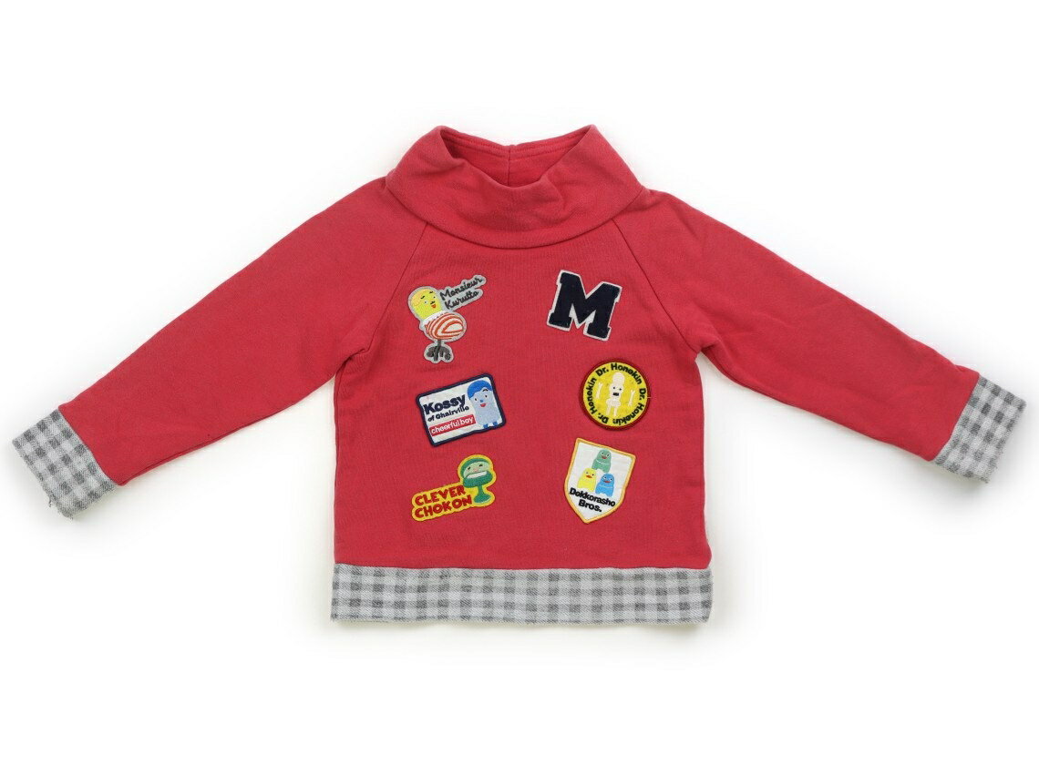 　ブランド 　kladskap(クレードスコープ) 　カテゴリー 　トレーナー・プルオーバー 　サイズ 　110サイズ 　色 　コーラル・グレーチェック 　状態 　★★ 　記名 　なし 　ジャンル 　Boy みいつけた！とのコラボ商品。チェック部分は毛玉がありますが、特に目立つ汚れはなくまだお使い頂けそうです。 ＊【状態】【サイズ】に関しての詳しい説明はこちら