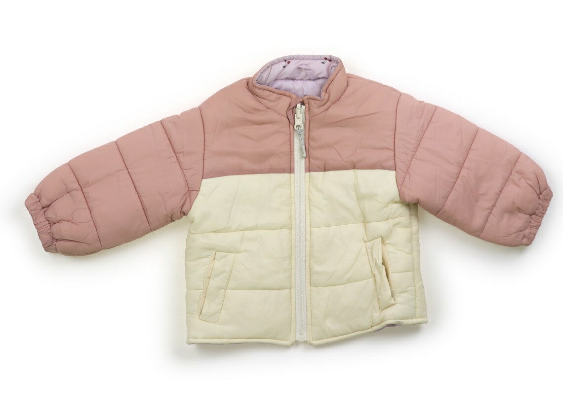 アプレレクール apres les cours コート・ジャンパー 80 女の子 ピンク、アイボリー、さくらんぼ 子供服 ベビー服 キッズ アウトレット ユーズド 【中古】キッズ・ベビー・マタニティ