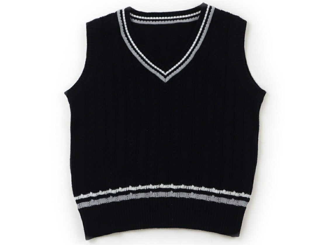 コムサフォセット COMME CA FOSSETTE ベスト 90 男の子 ネイビー 子供服 ベビー服 キッズ アウトレット ユーズド 【中古】キッズ・ベビー・マタニティ