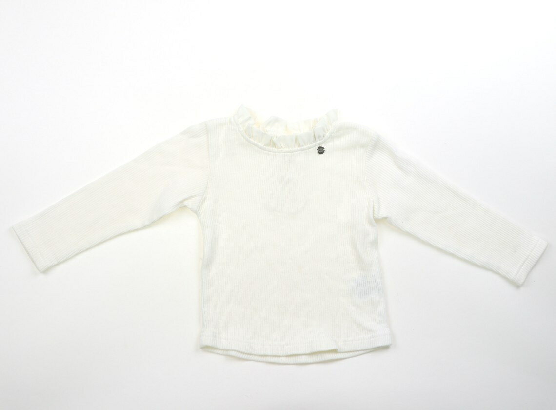Rakuten - プティマイン petit main Tシャツ・カットソー 90 女の子 オフ、フリル 子供服 ベビー服 キッズ アウトレット ユーズド 【中古】キッズ・ベビー・マタニティ