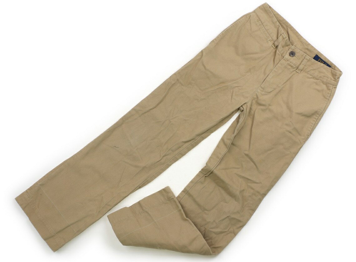 ポロラルフローレン POLO RALPH LAUREN チノパン 140 男の子 ベージュ 子供服 ベビー服 キッズ アウトレット ユーズド 【中古】キッズ・ベビー・マタニティ