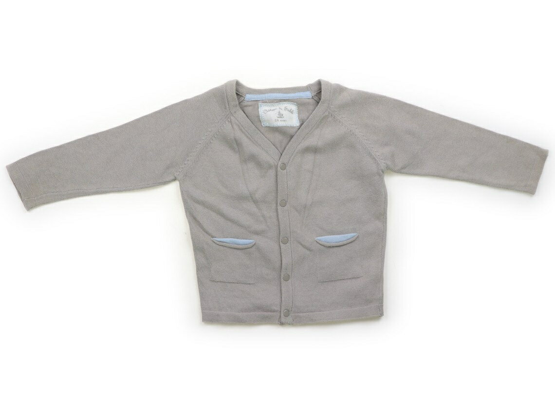 　ブランド 　Chateau de Sable(シャトードサーブル) 　カテゴリー 　カーディガン 　サイズ 　80サイズ 　色 　ライトグレージュ 　状態 　★★★ 　記名 　なし 　ジャンル 　Boy コットンニット地。実際のサイズ表記は、24m。全体的に毛羽立ちがあります。 ＊【状態】【サイズ】に関しての詳しい説明はこちら