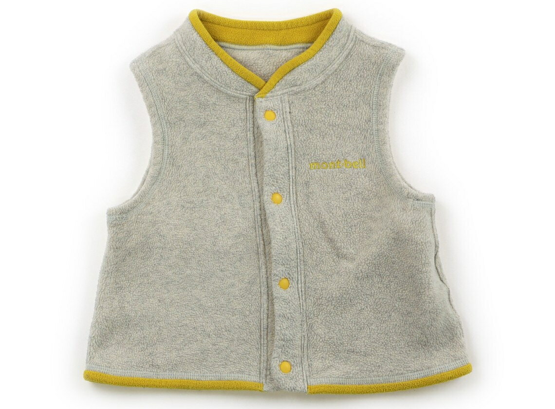 モンベル mont-bell ベビーベスト 90 男の子 ベージュイエロー 子供服 ベビー服 キッズ アウトレット ユーズド 【中古】キッズ・ベビー・マタニティ