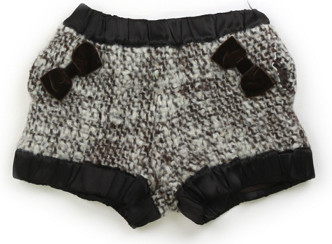 シャーリーテンプル Shirley Temple ショートパンツ 120 女の子 ブラウンホワイト 子供服 ベビー服 キッズ アウトレット ユーズド 【中古】キッズ・ベビー・マタニティ(4.0)