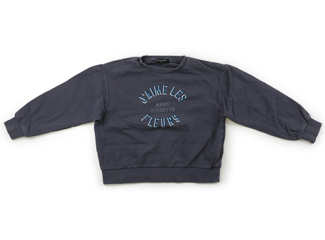 ポンポネット pom ponette トレーナー・プルオーバー 150 女の子 チャコールグレー 子供服 ベビー服 キッズ アウトレット ユーズド 【中古】キッズ・ベビー・マタニティ