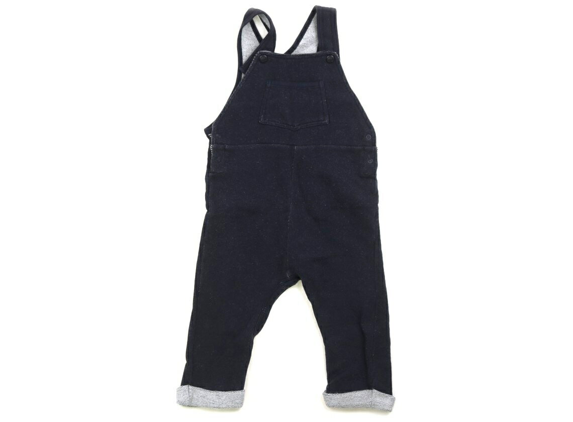 プチバトー PETIT BATEAU ベビーオーバーオール 70 男の子 ネイビー 子供服 ベビー服 キッズ アウトレット ユーズド 【中古】キッズ・ベビー・マタニティ