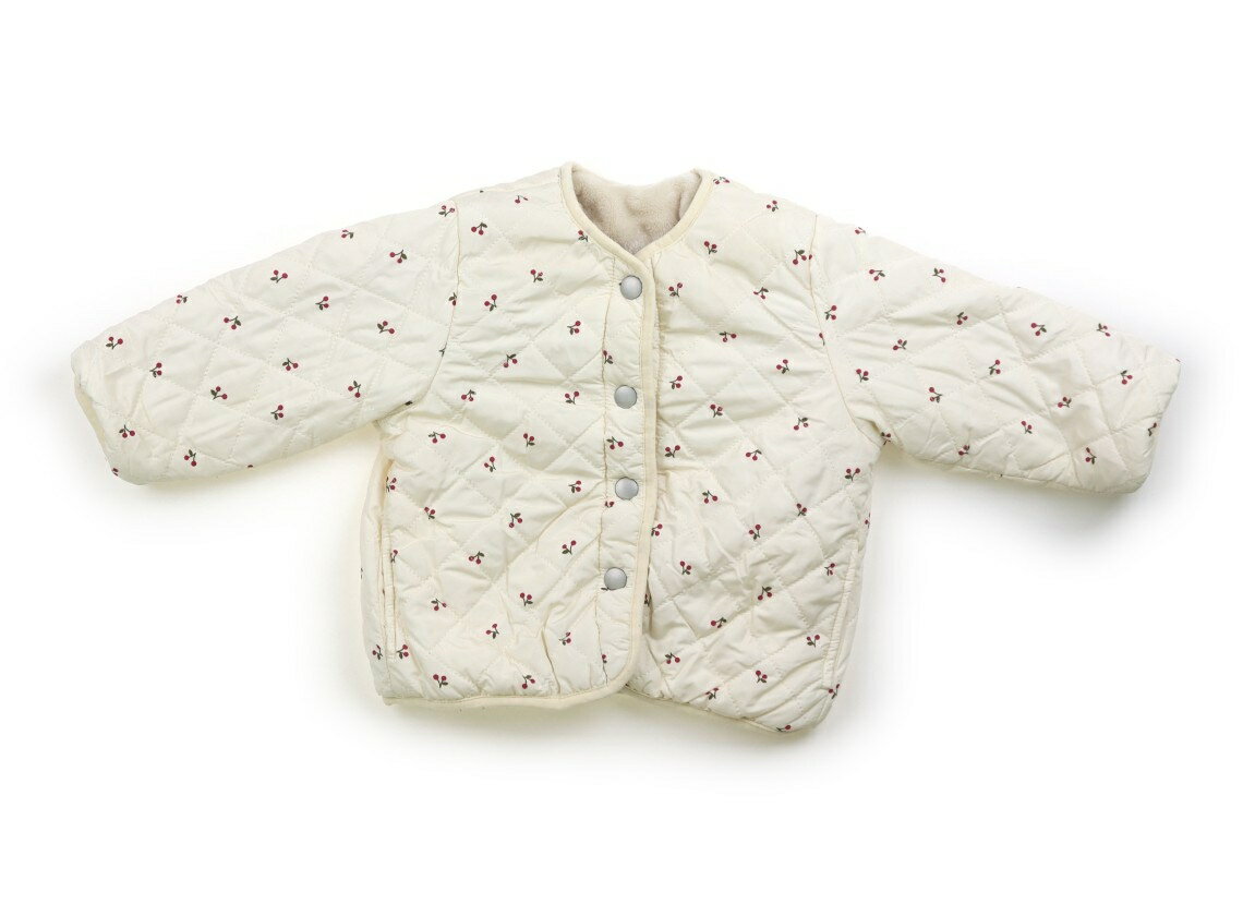 プティマイン petit main コート・ジャンパー 90 女の子 アイボリー、さくらんぼ 子供服 ベビー服 キッズ アウトレット ユーズド 【中古】キッズ・ベビー・マタニティ