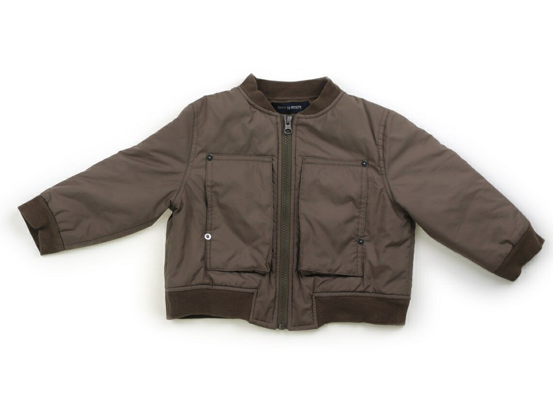 コムサフォセット COMME CA FOSSETTE コート・ジャンパー 95 女の子 こげ茶 子供服 ベビー服 キッズ アウトレット ユーズド 【中古】キッズ・ベビー・マタニティ