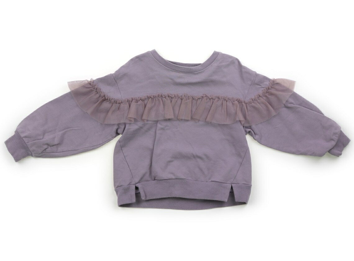 アプレレクール apres les cours トレーナー・プルオーバー 110 女の子 くすみラベンダー 子供服 ベビー服 キッズ アウトレット ユーズド 【中古】キッズ・ベビー・マタニティ
