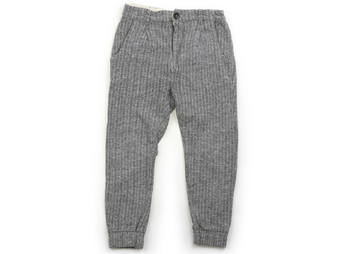 ザラ ZARA パンツ 110 男の子 黒白 子供服 ベビー服 キッズ アウトレット ユーズド 【中古】キッズ・ベ..
