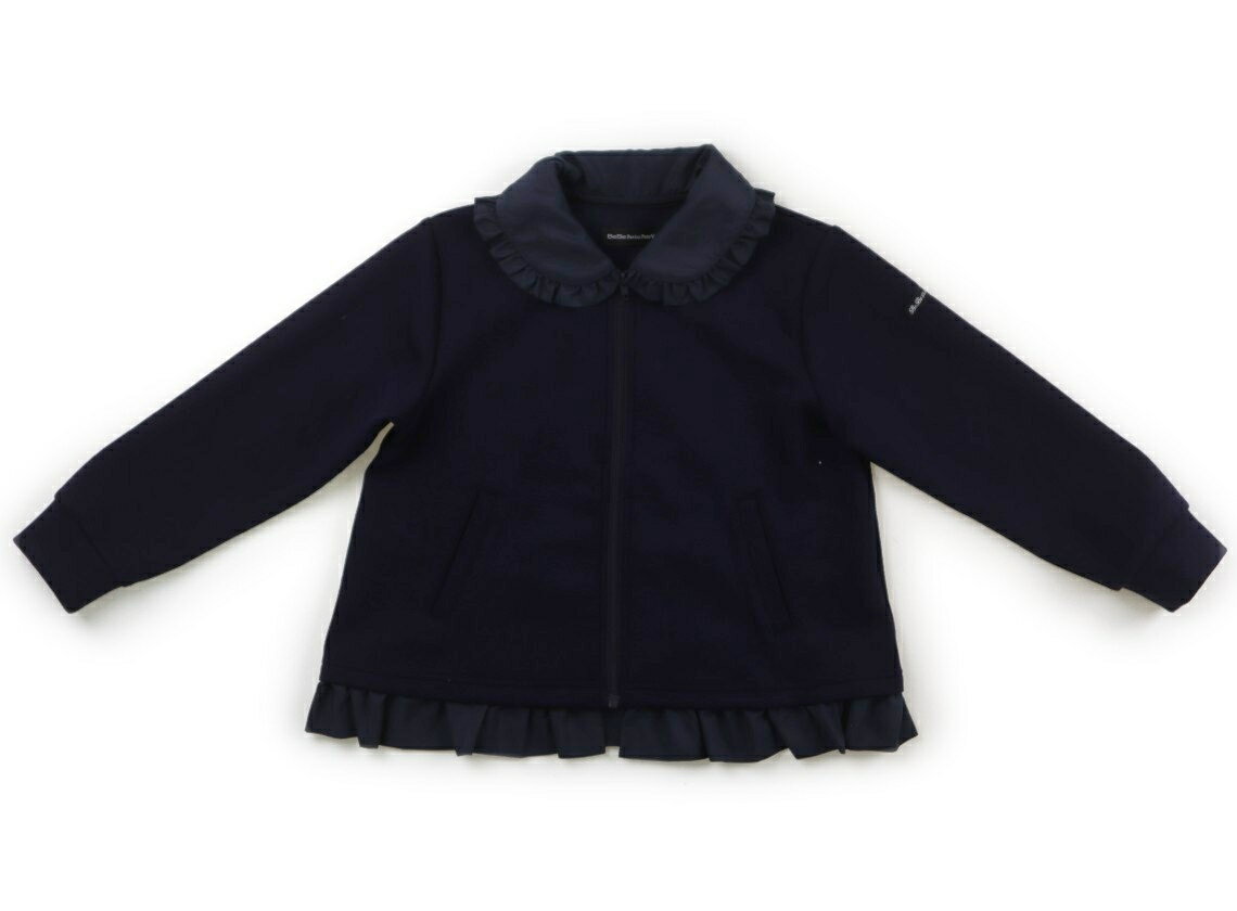 ベベ プチ ポワ ヴェール BeBe Petits Pois Vert ブルゾン・Gジャン 120 女の子 紺 子供服 ベビー服 キッズ アウトレット ユーズド 【中古】キッズ・ベビー・マタニティ
