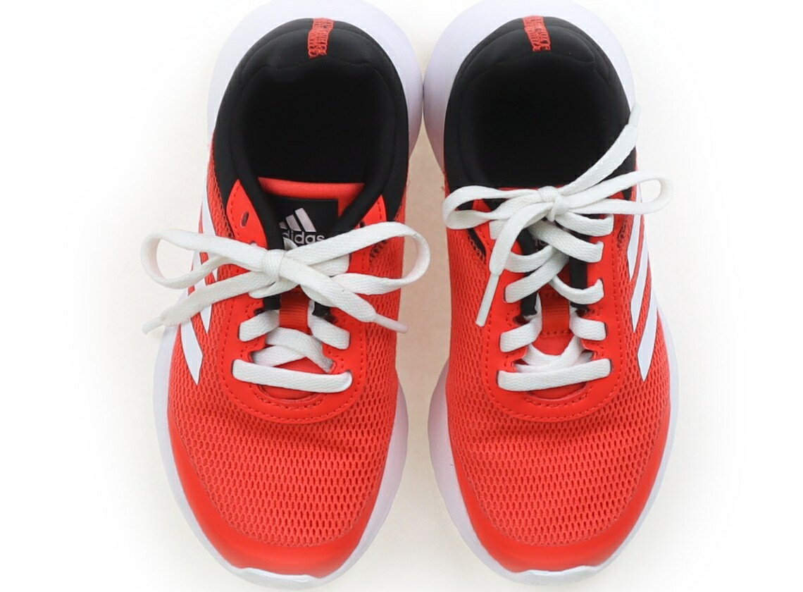 アディダス Adidas スニーカー 靴18cm〜 男の子 明るめの朱色 子供服 ベビー服 キッズ アウトレット ユーズド 【中古】キッズ・ベビー・マタニティ