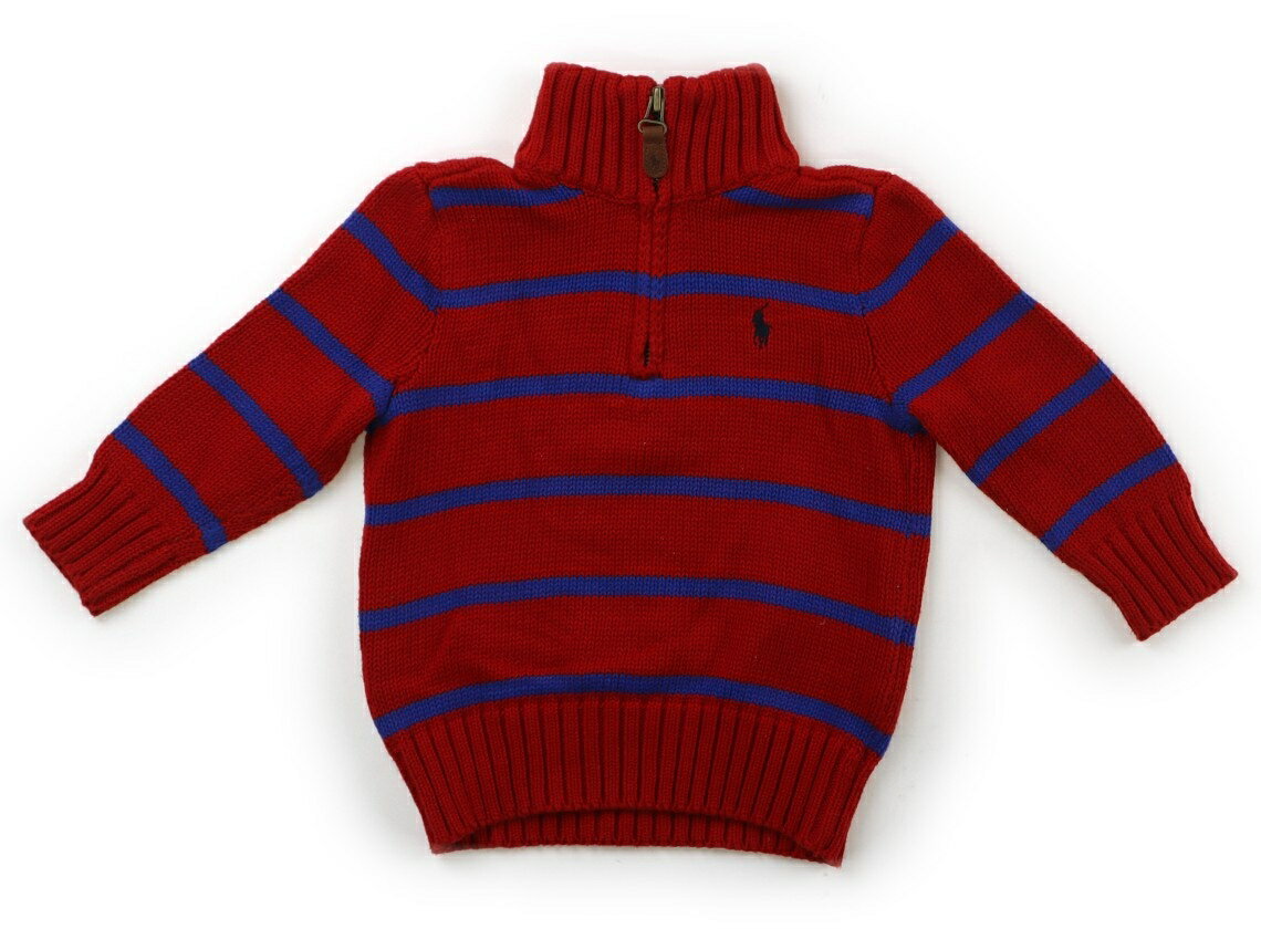 ポロラルフローレン POLO RALPH LAUREN ニット・セーター 90 男の子 赤・青 子供服 ベビー服 キッズ アウトレット ユーズド 【中古】キッズ・ベビー・マタニティ