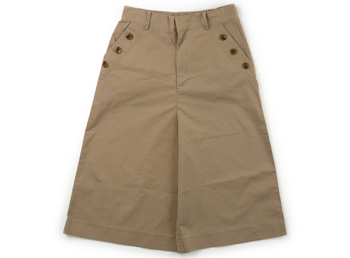 　ブランド 　pom ponette(ポンポネット) 　カテゴリー 　パンツ 　サイズ 　150サイズ 　色 　ベージュ 　状態 　★★★★ 　記名 　なし 　ジャンル 　Girl 実際のサイズ表記はMです。半端丈のワイドパンツです。ウエス...