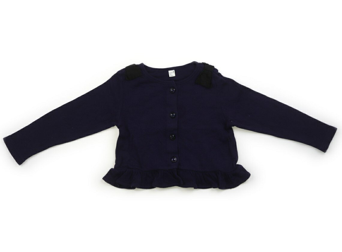 　ブランド 　apres les cours(アプレレクール) 　カテゴリー 　カーディガン 　サイズ 　100サイズ 　色 　ブルーパープル・ブラック 　状態 　★★★ 　記名 　なし 　ジャンル 　Girl 柔らかいカットソー。毛羽立ちがありますが、まだお使いいただけます。 ＊【状態】【サイズ】に関しての詳しい説明はこちら