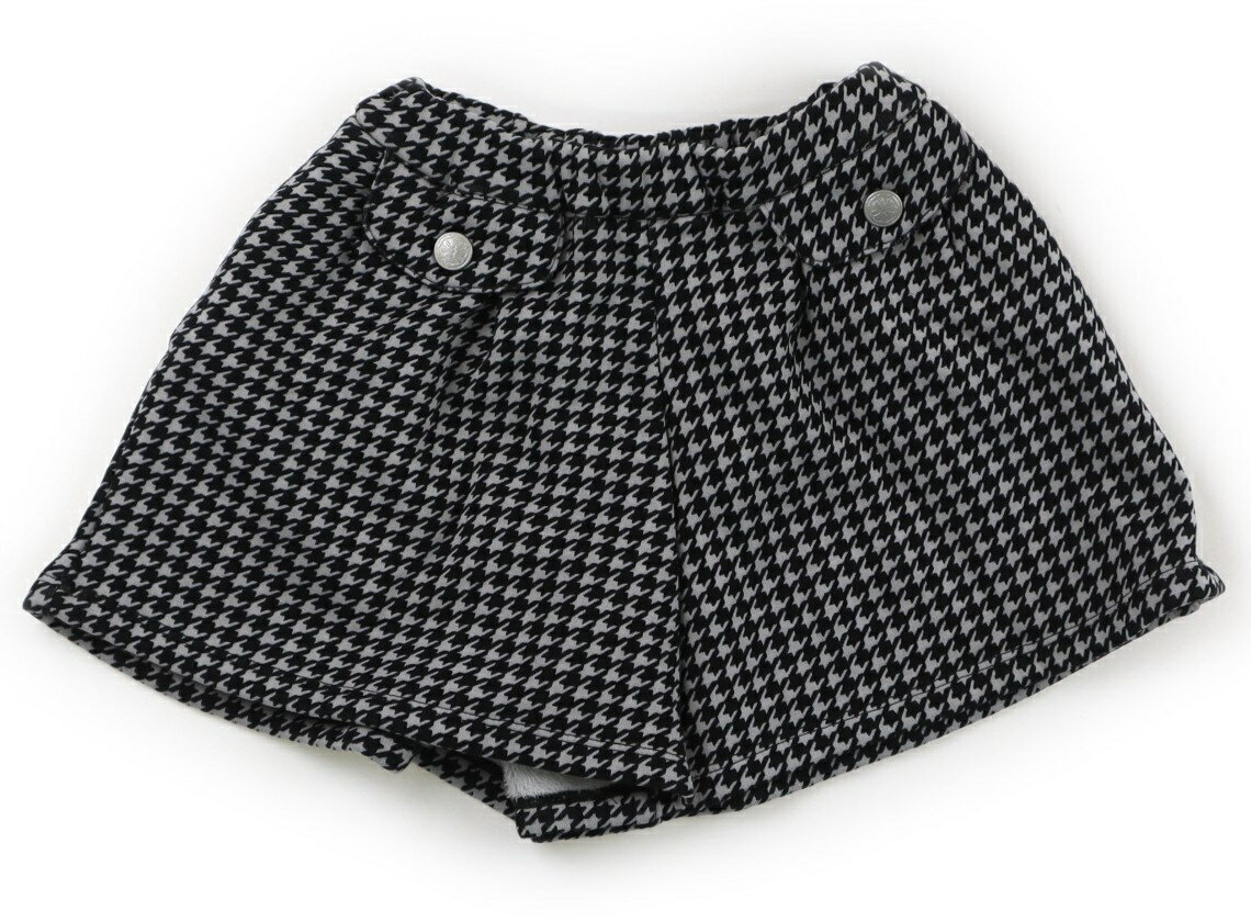 べべ BeBe キュロット 100 女の子 グレー・ブラック・千鳥格子 子供服 ベビー服 キッズ アウトレット ..