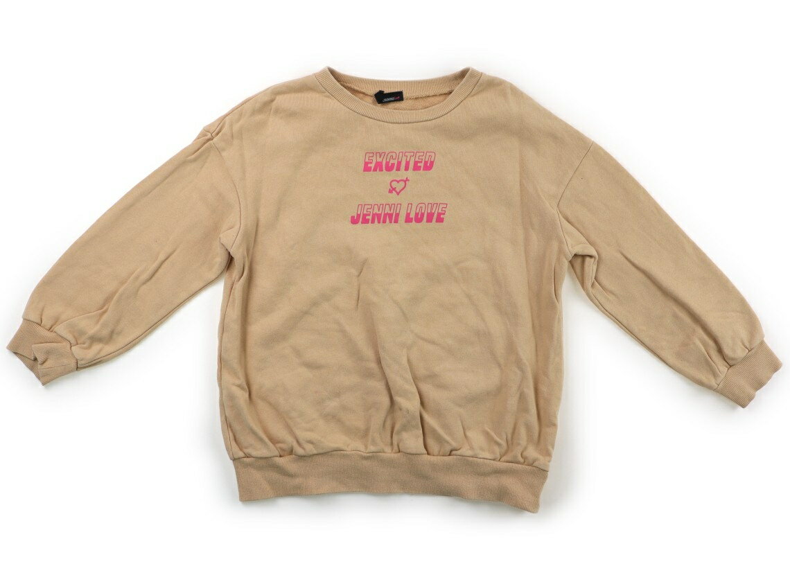 ジェニィ JENNI トレーナー プルオーバー 140 女の子 ベージュ 子供服 ベビー服 キッズ アウトレット ユーズド 【中古】キッズ ベビー マタニティ
