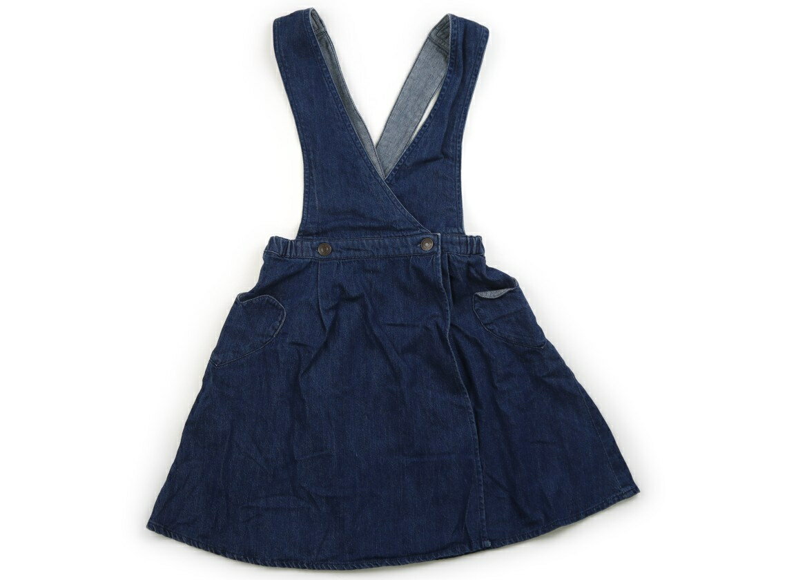 アプレレクール apres les cours ジャンパースカート 130 女の子 ブルー 子供服 ベビー服 キッズ アウトレット ユーズド 【中古】キッズ・ベビー・マタニティ