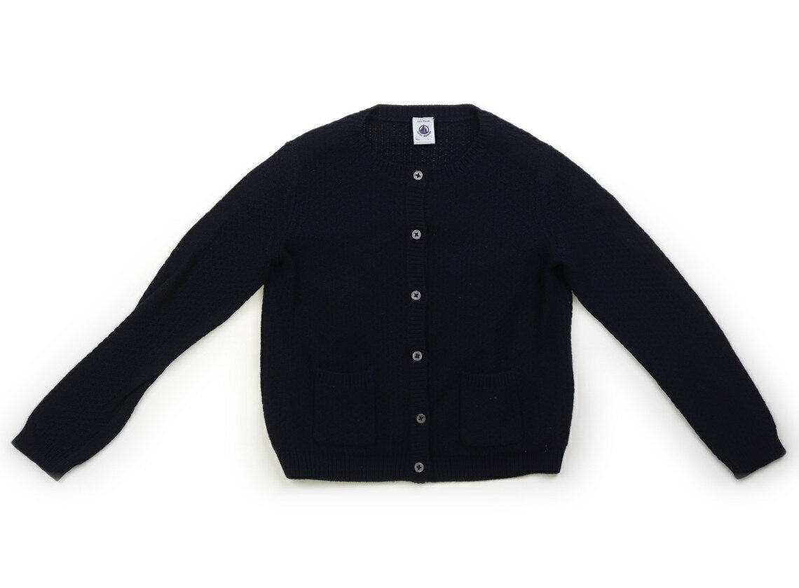 プチバトー PETIT BATEAU カーディガン 110 女の子 ネイビー 子供服 ベビー服 キッズ アウトレット ユーズド 【中古】キッズ・ベビー・マタニティ