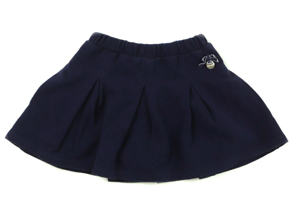 プティマイン petit main スカート 90 女の子 ネイビー 子供服 ベビー服…