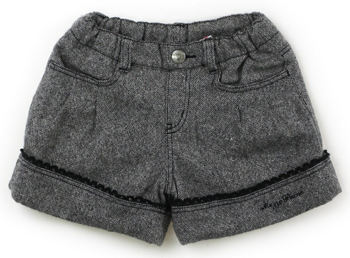 メゾピアノ mezzo piano ショートパンツ 110 女の子 黒、白 子供服 ベビー服 キッズ アウトレット ユー..