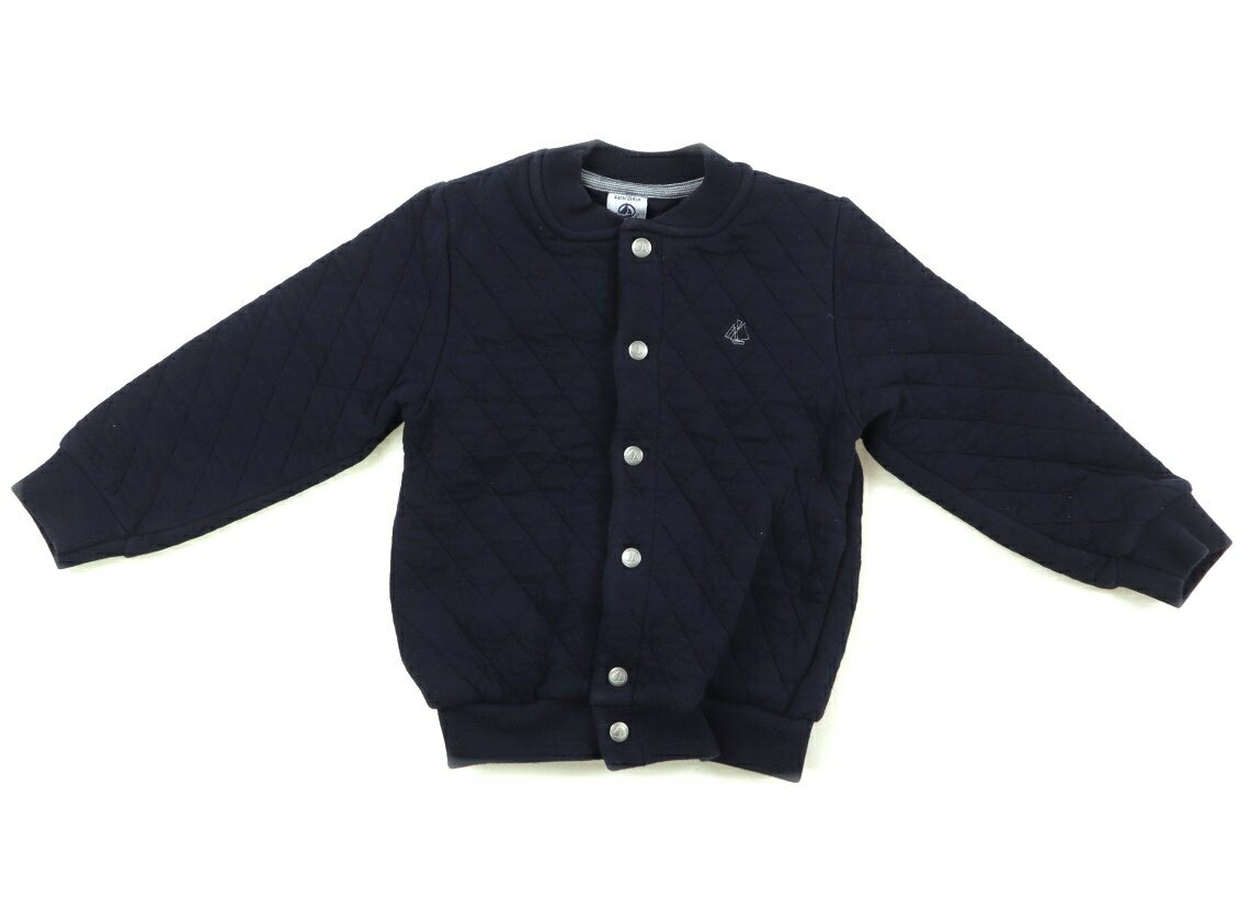 プチバトー PETIT BATEAU カーディガン 100 男の子 ネイビー 子供服 ベビー服 キッズ アウトレット ユーズド 【中古】キッズ・ベビー・マタニティ