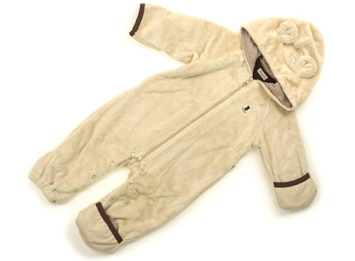 ミキハウス miki HOUSE オールインワン 70 男の子 ベージュ 子供服 ベビー服 キッズ アウトレット ユーズド 【中古】キッズ・ベビー・マタニティ