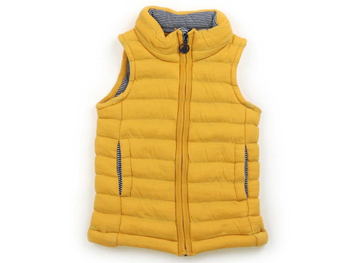 プチバトー PETIT BATEAU ベスト 95 男の子 やまぶき色、ネイビー 子供服 ベビー服 キッズ アウトレット ユーズド 【中古】キッズ・ベビー・マタニティ