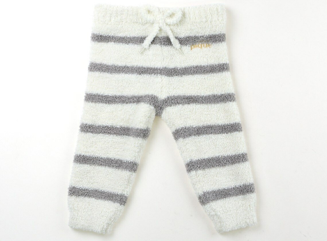 ジェラピケ gelato pique スウェットパンツ 70 女の子 ボーダー　白 子供服 ベビー服 キッズ アウトレ..