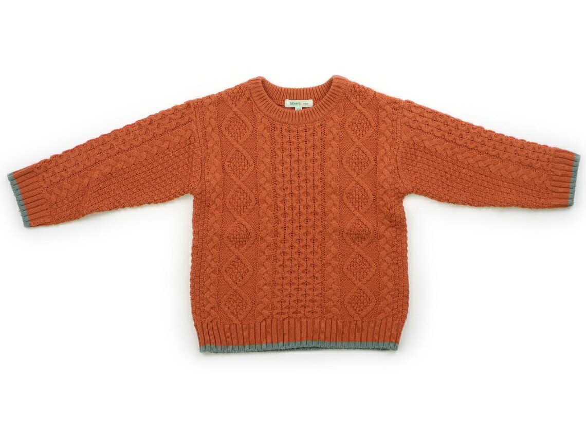 ビームス BEAMS ニット・セーター 100 女の子 茶オレンジ 子供服 ベビー服 キッズ アウトレット ユーズド 【中古】キッズ・ベビー・マタニティ