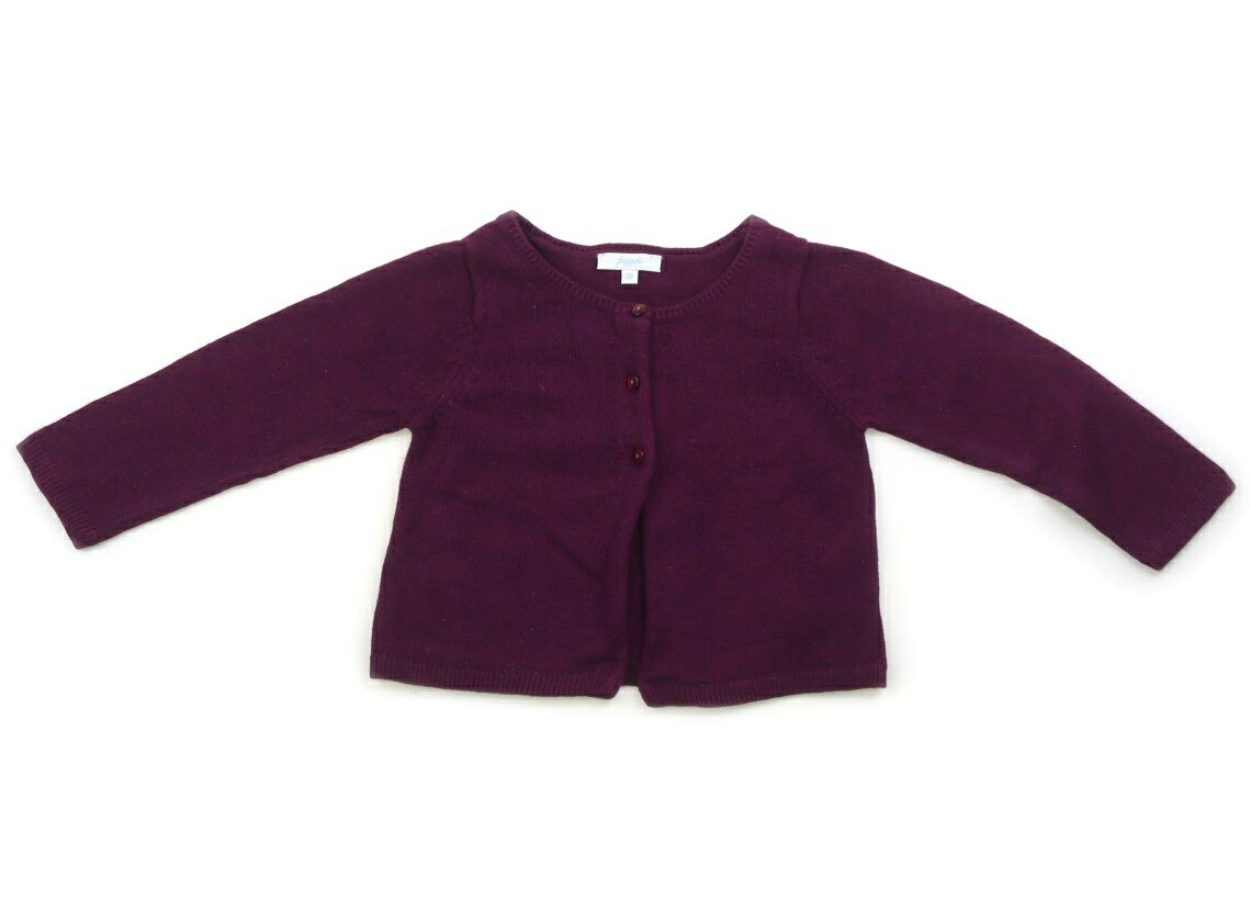 ジャカディ Jacadi カーディガン 80 女の子 レーズン 子供服 ベビー服 キッズ アウトレット ユーズド ..